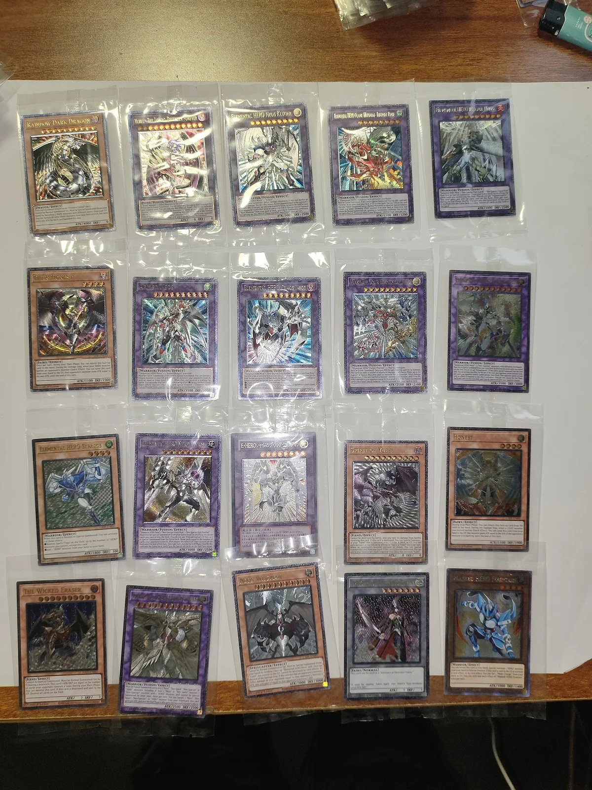 Коллекционная карта Yu-Gi-Oh OCG/TCG Elemental Hero UTR PSER, детская игрушка для хобби (неоригинальная)