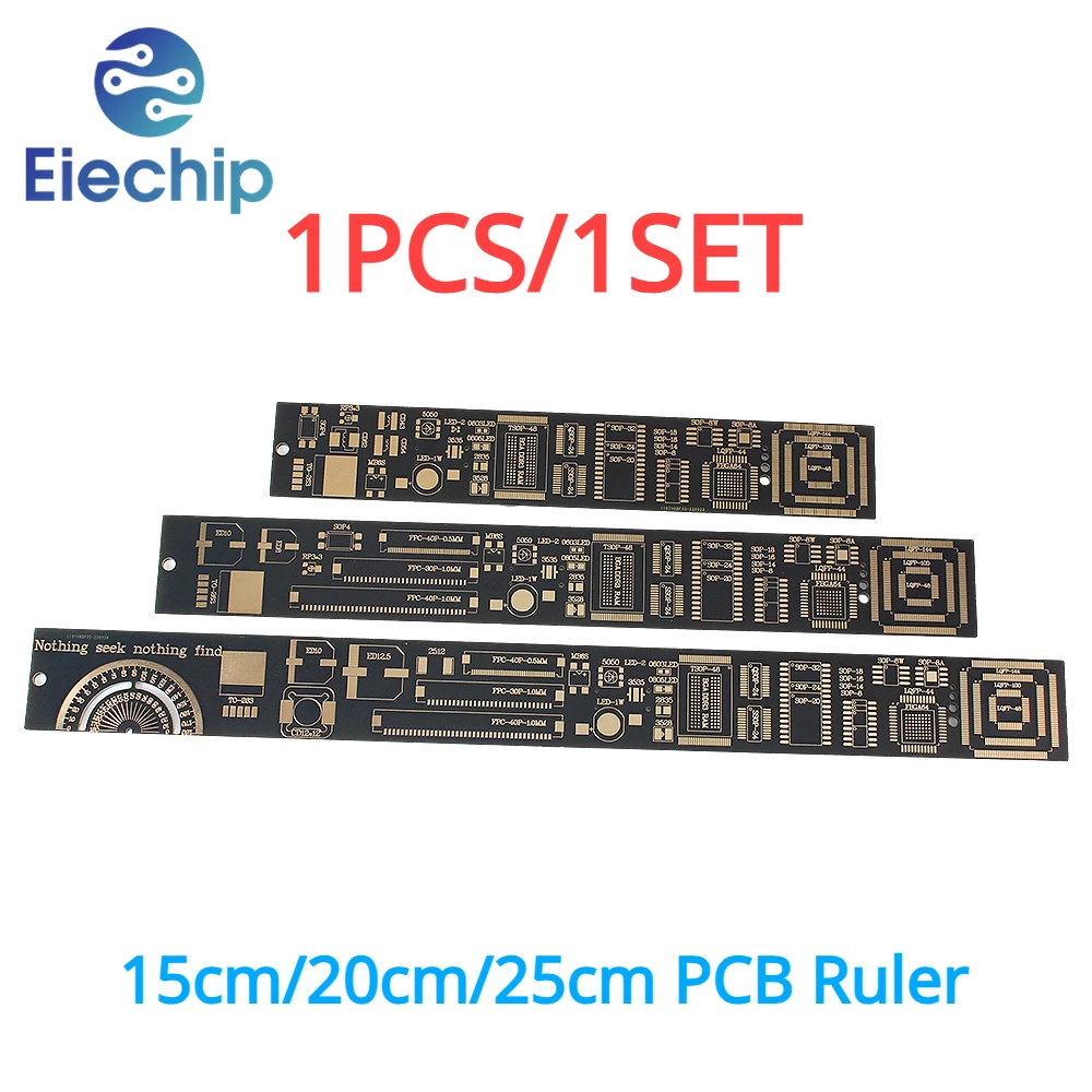 15cm/20cm/25cm PCB Ruler for Electronic Engineers Multi-functional Measuring Tool PCB Reference Ruler Diy Kit
