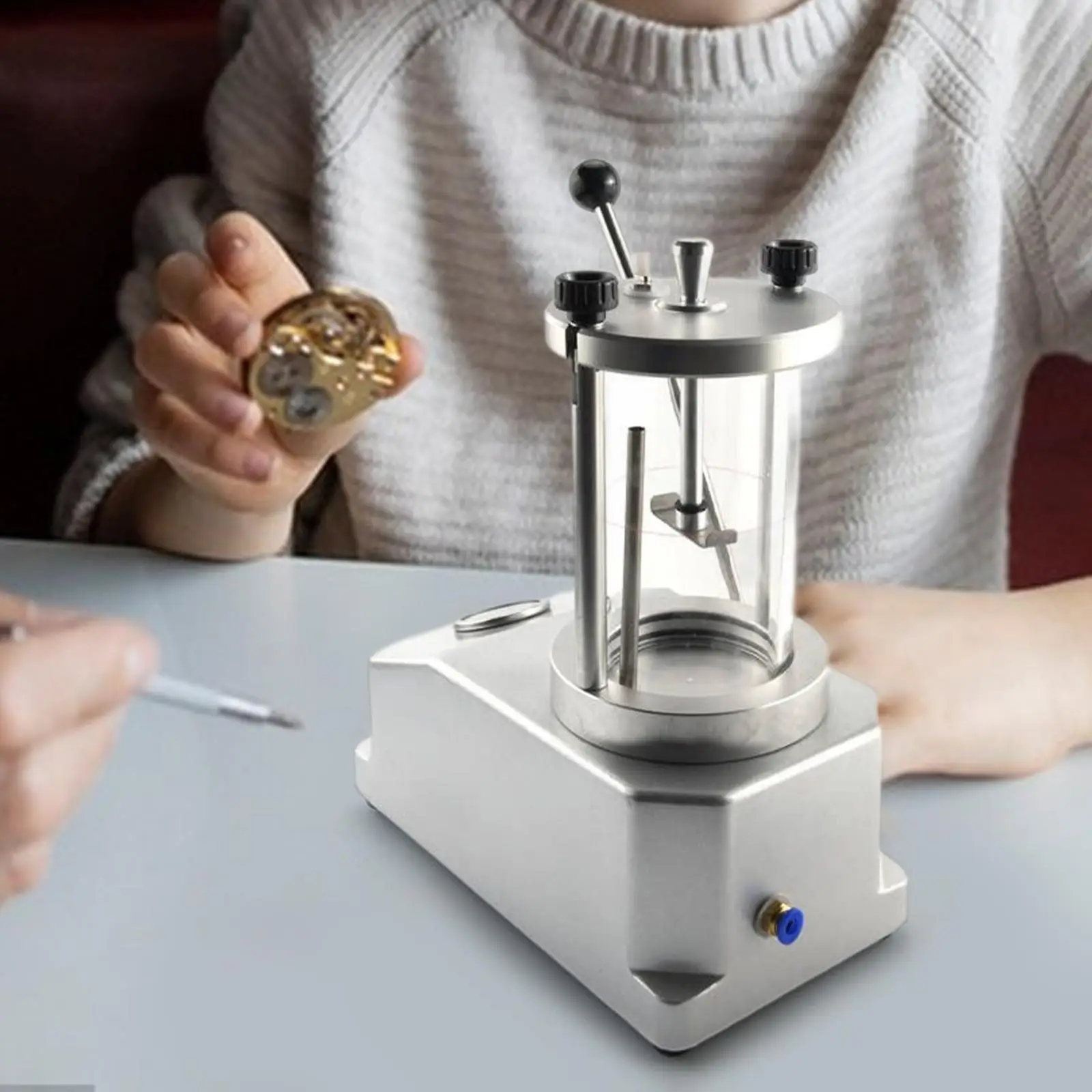 

6 ATM Watch Waterproof Tester Tool, 2 Watches Case Resistance Pressure Test