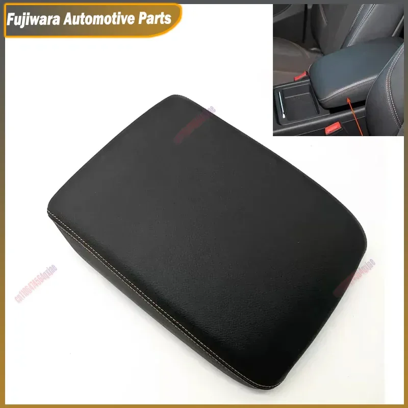For Audi Q5 2018 2019 2020 2021 Armrest Box Center Console Cover Leather Lid Protective Pad