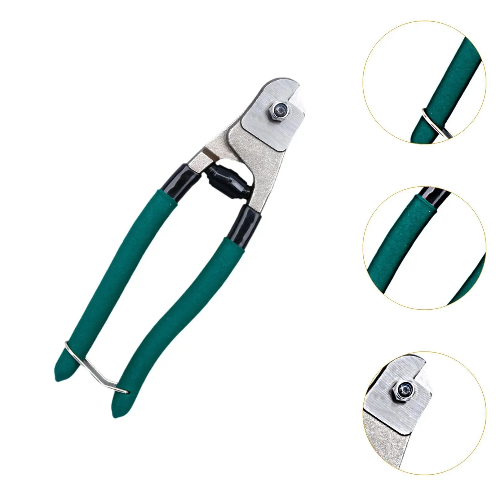 Cable Cutter Wire Multifunction Heavy Duty Metal with Anti Slip Handle for Clothes Line Railing DIY Projects Spring Electrical