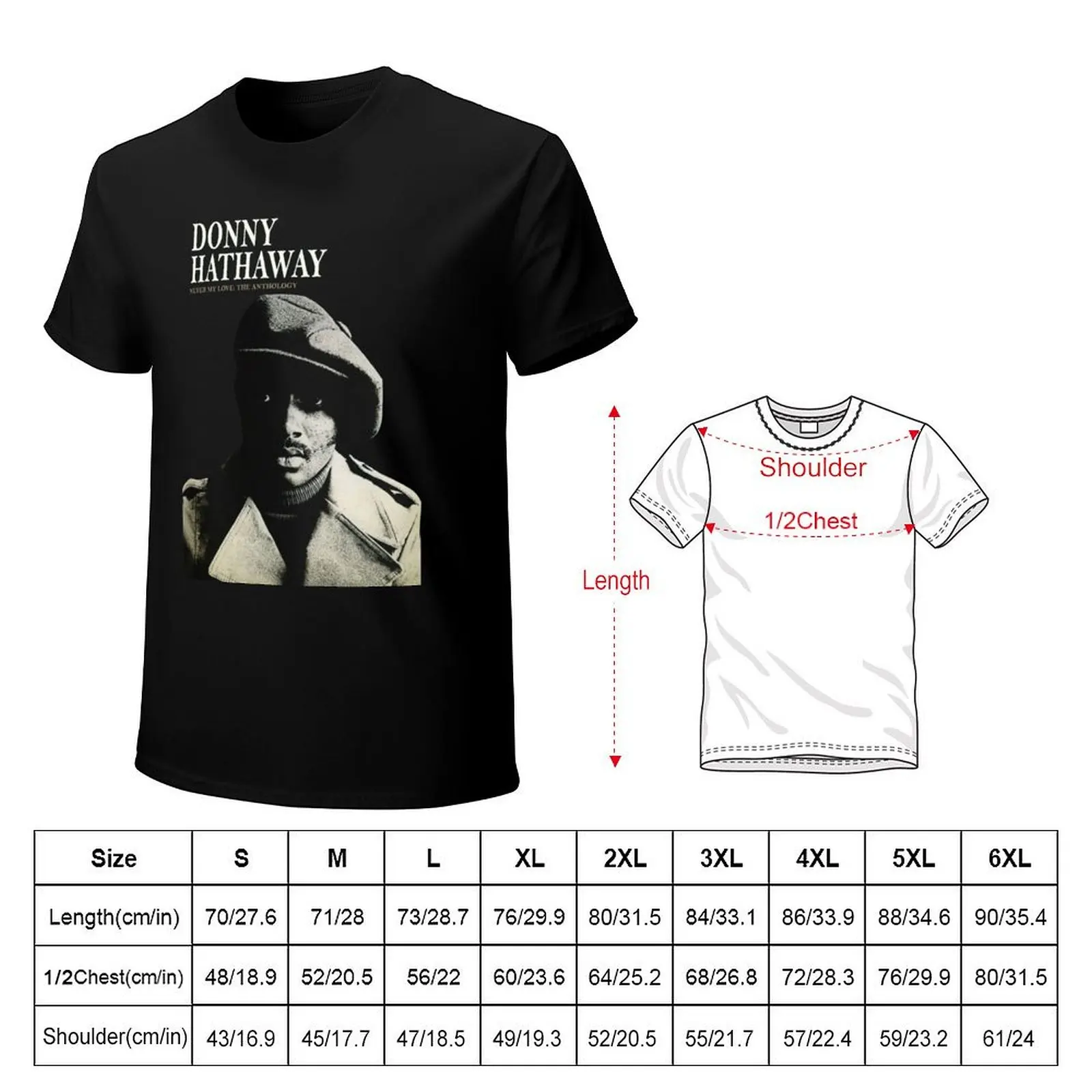 Donny Hathaway Never My Love T-Shirt anime clothes boys whites sports fans compression shirt men