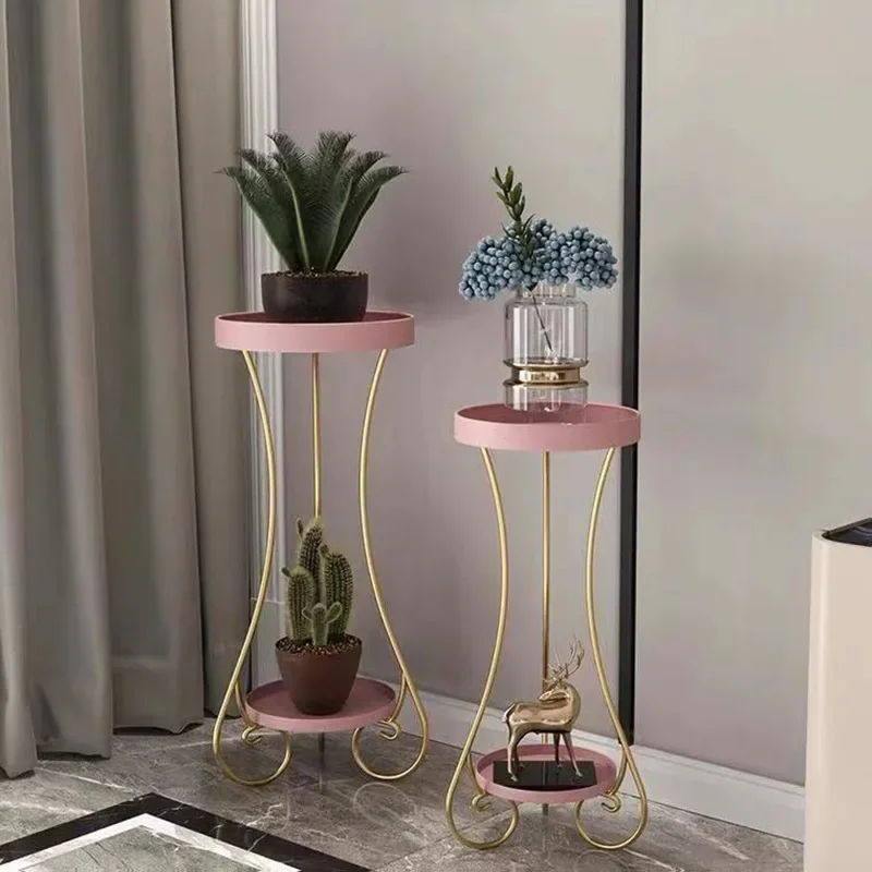 Nordic Light Luxury Minimalist Flower Stand Indoor Stand for Flowers Plant Shelf  Home Floor-standing  Shelf