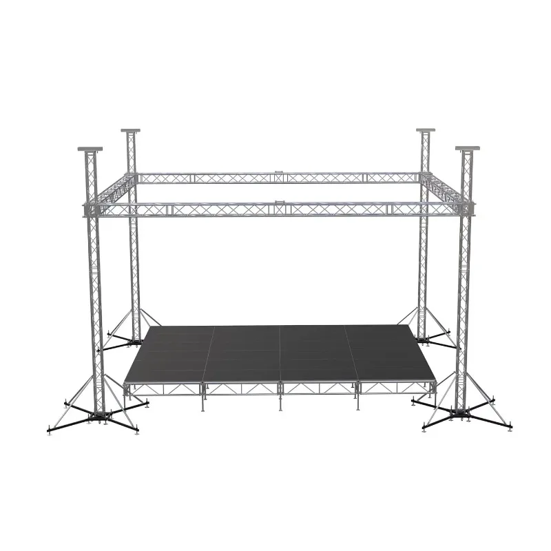 Trusses for night bars Small events Easy setting Square triangle design for stage concerts Outdoor events