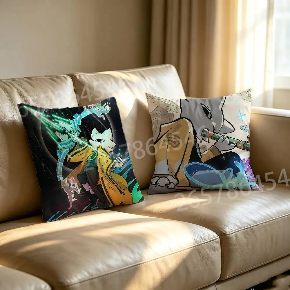 N-Nine S-Sols Polyester Printed Pillow Cover Square 30 35 40 45 50 55 cm Soft for Sofa Bed Car Home Decor