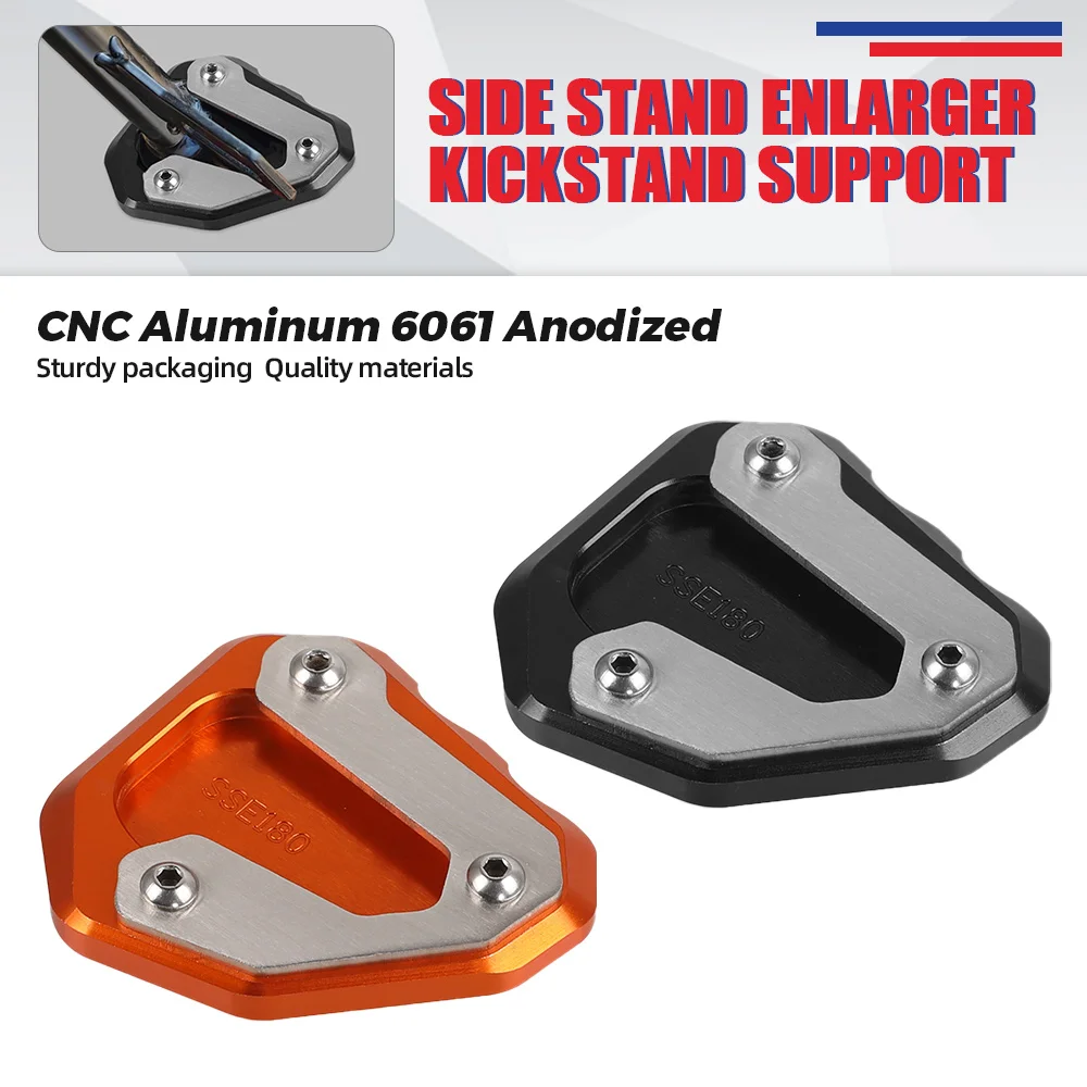 Motorcycle Side Stand Pad Plate Kickstand Enlarger Support Extension For KTM 1290 Super Duke GT 1290 Superduke GT 2016 2017 2018