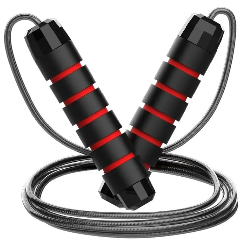 Rapid Speed Jump Rope Steel Wire Skipping Rope Exercise Adjustable Jumping Rope Fitness Workout Training Home Sport Equipment