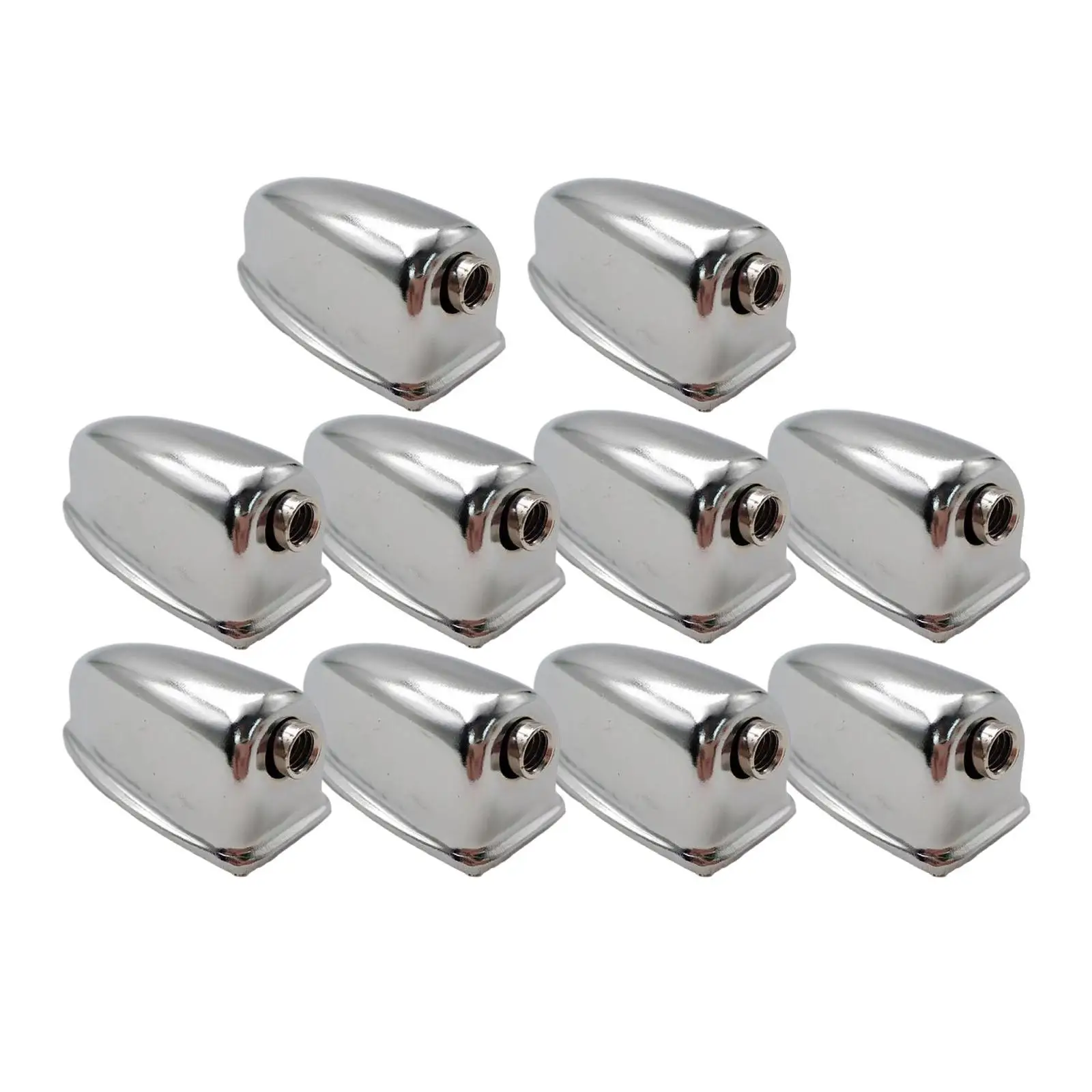 10 Pieces Snare Drum Lug Accessories Metal Lugs Snare Drum Parts for Drum Kits Snare Percussion Musical Instrument Maintenancing