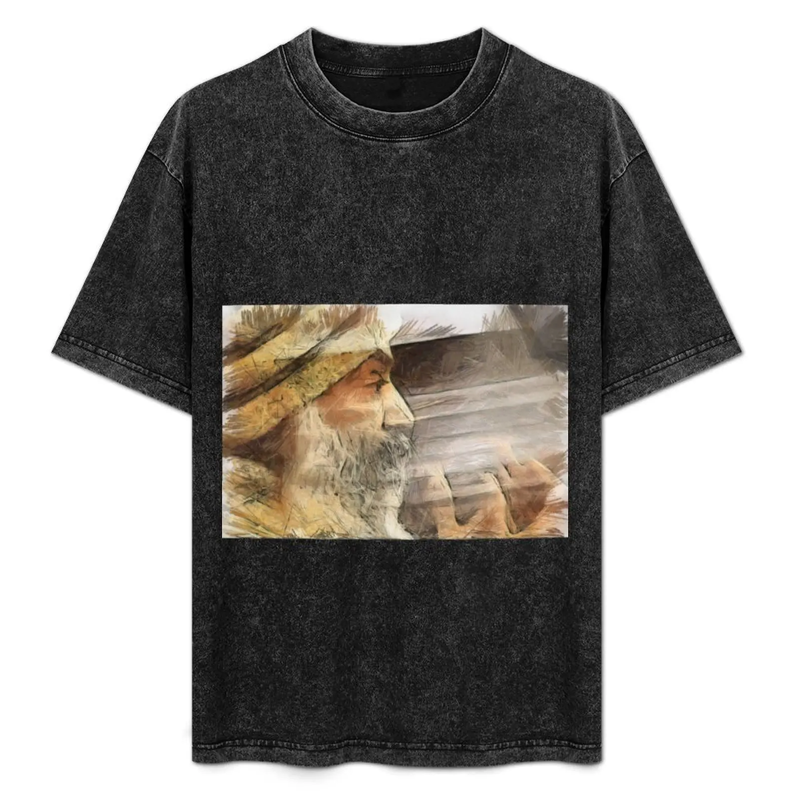 

Osho Rajneesh Chandra Mohan T-Shirt Sports Casual Breathable Tee Shirt