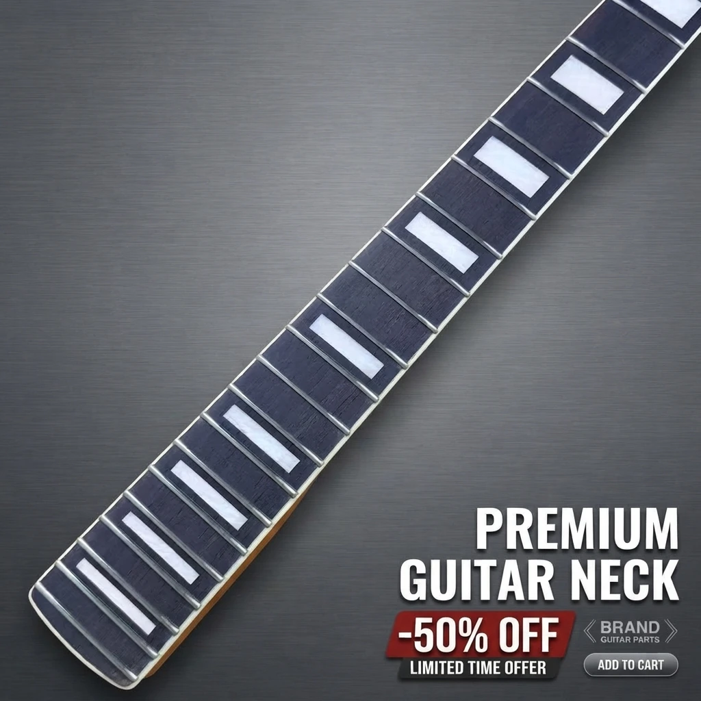 Premium Roasted Maple ST Neck with Rosewood Fretboard & Block Inlays (648mm String Spacing)