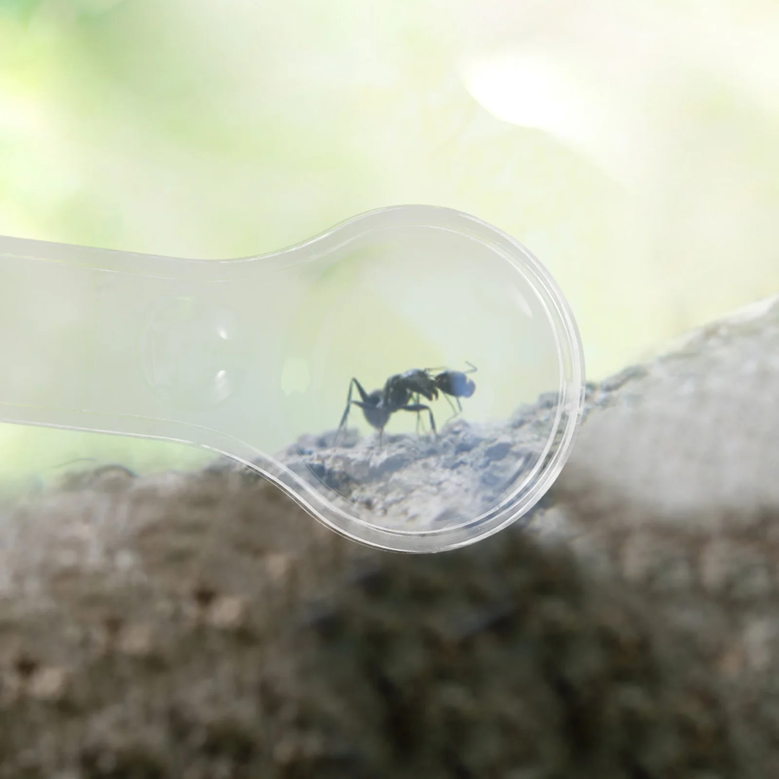 

Handheld Acrylic Magnifier Dual Lenses 3X Magnification Reading Tool for Seniors Portable Lightweight Magnifying Glass