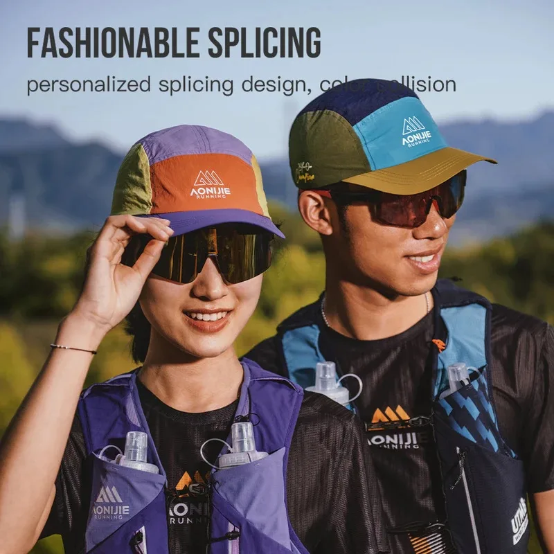 AONIJIE Men's Women's Trail Running Cap Sports Hat Adjustable Sunshade Beach Tennis Golf Cap Sports Caps Climbing Hiking Hat