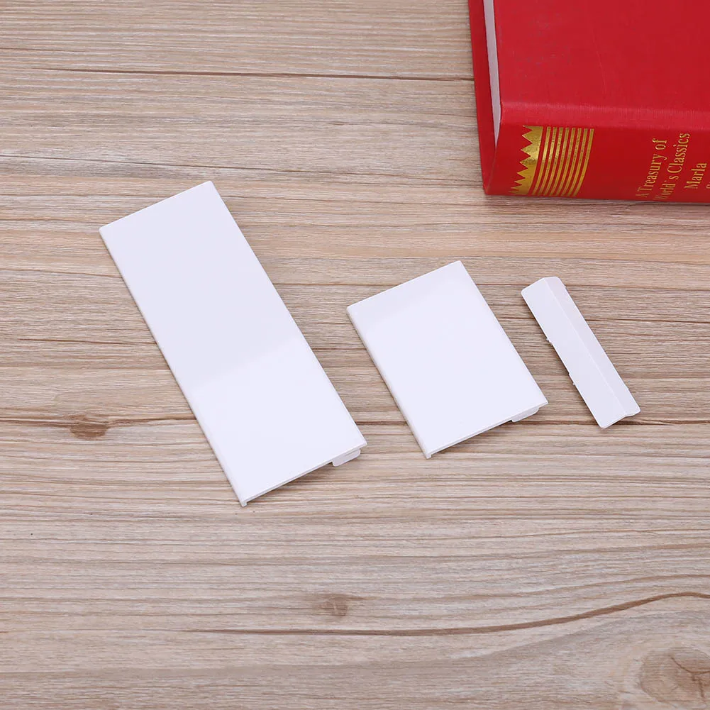 3pcs Memory Card Door Slot Cover Lids Replacement Memory Port Door Baffle Covers Game Console Accessories Fit for Wii