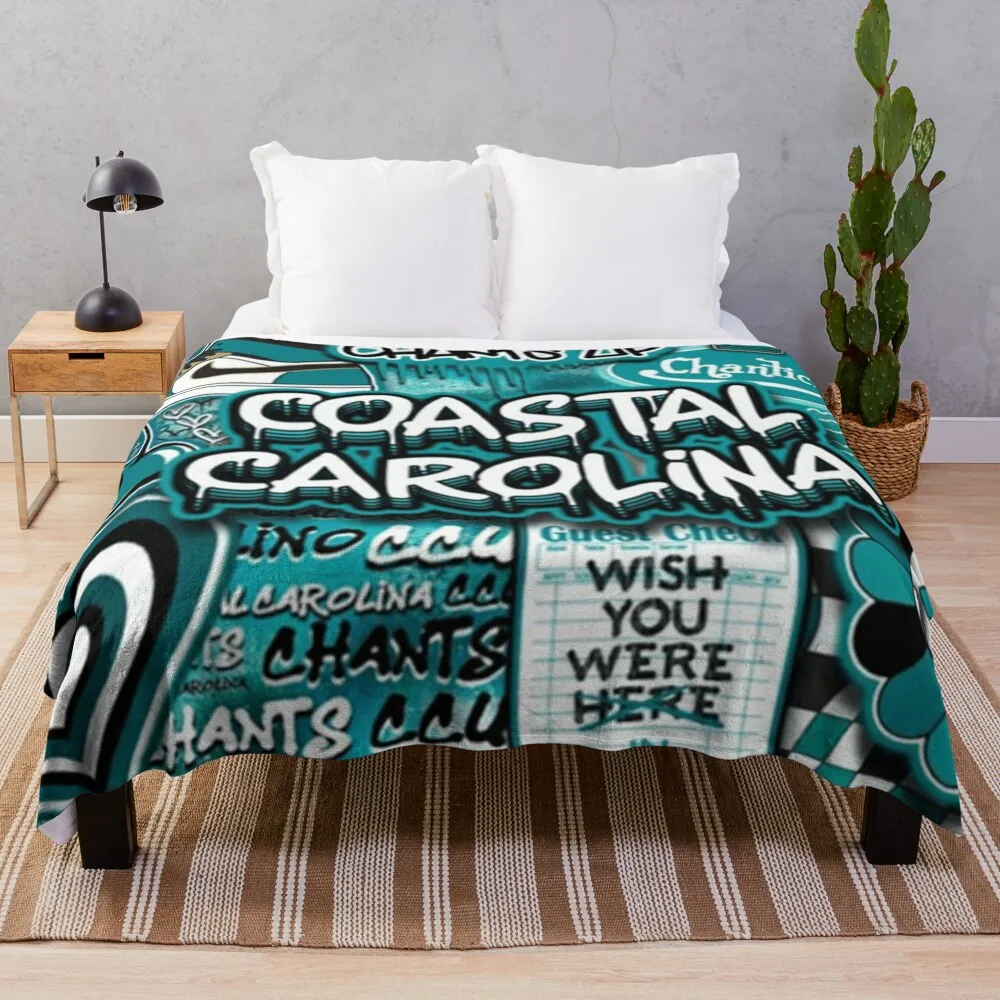 

Coastal Carolina University Throw Blanket bed plaid sofa bed Extra Large Throw Blanket Fashion Sofa Blankets Camping Blanket