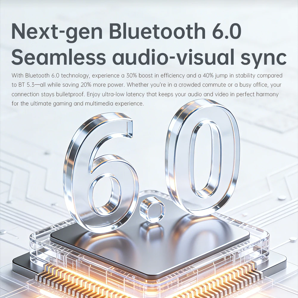 Słuchawki FIIO JN3 z redukcją szumów, Bluetooth 6.0 LDAC, 40mm tytanowe przetworniki, Spatial Audio, 115 godzin pracy na baterii do podróży i gier — zdjęcie produktu 2