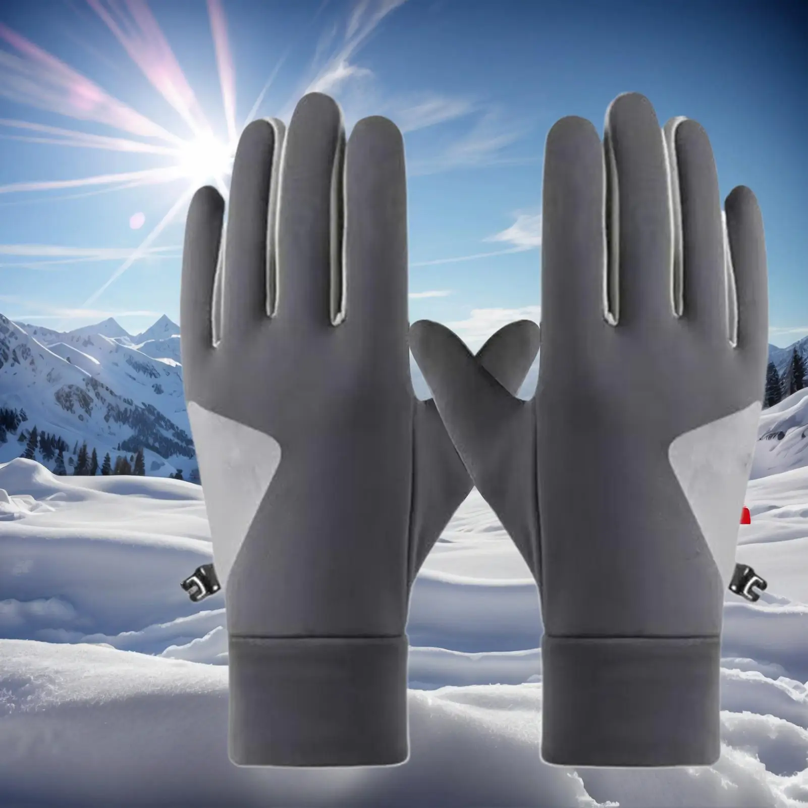 Heating Gloves Electric Waterproof Heated Gloves Cold Weather Supplies For Shoveling Snow Daily Outdoor Work Gardening Ice