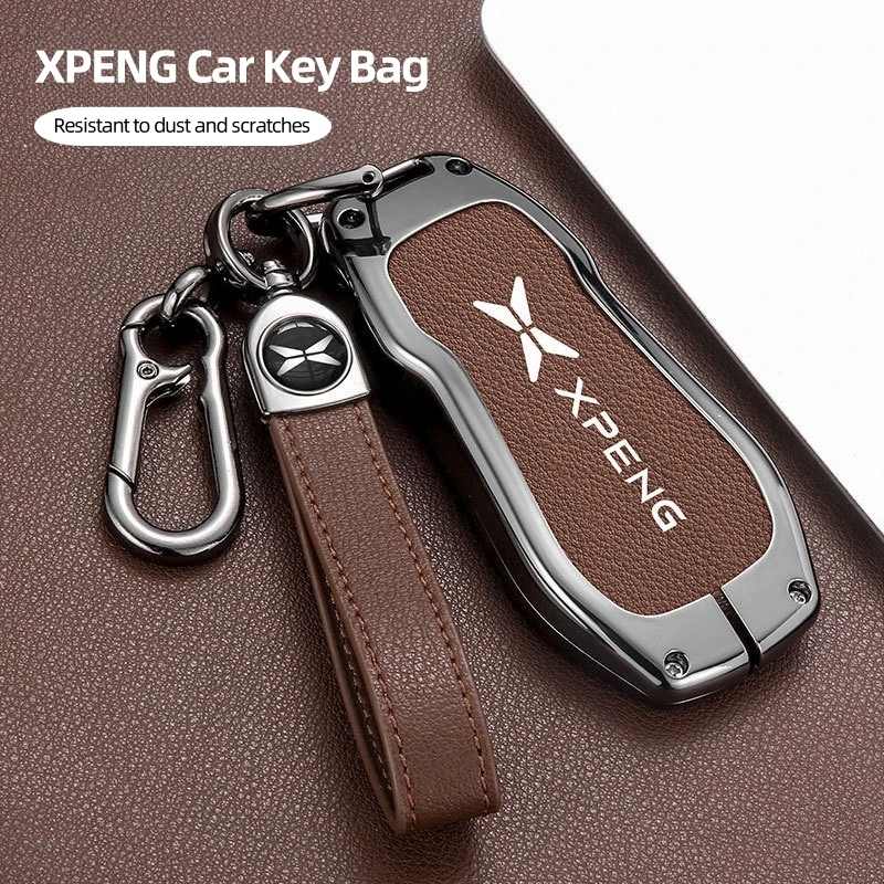 

Zinc Alloy Car Remote Key Case Cover Protector Shell Bag For Xiaopeng Xpeng G9 P7 P5 G3 G3i 2022 New Energy Keychain Accessories