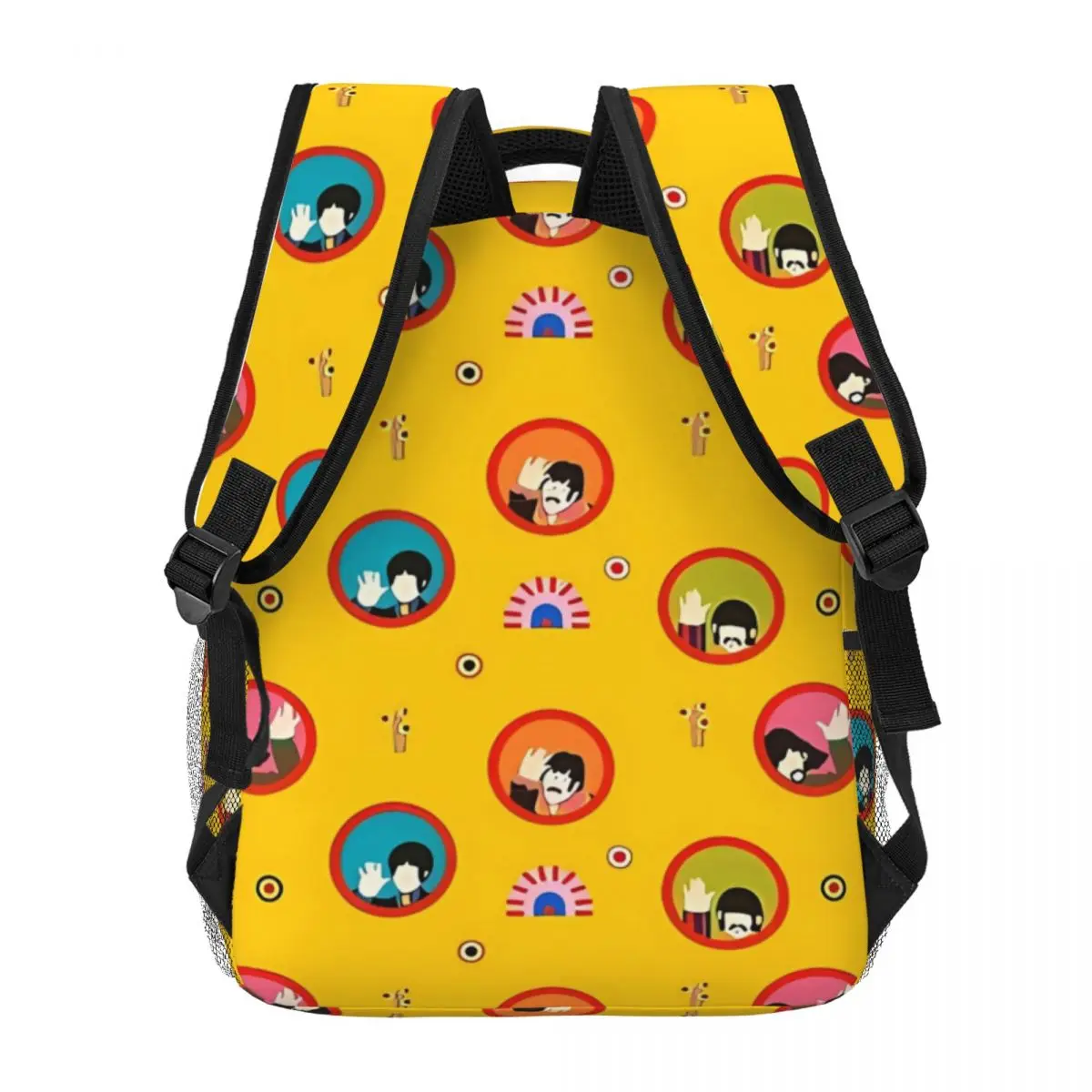 Colorful Submarine Pattern New Fashion High Capacity Waterproof Backpack Trendy Girls Boys Laptop School Book Bag