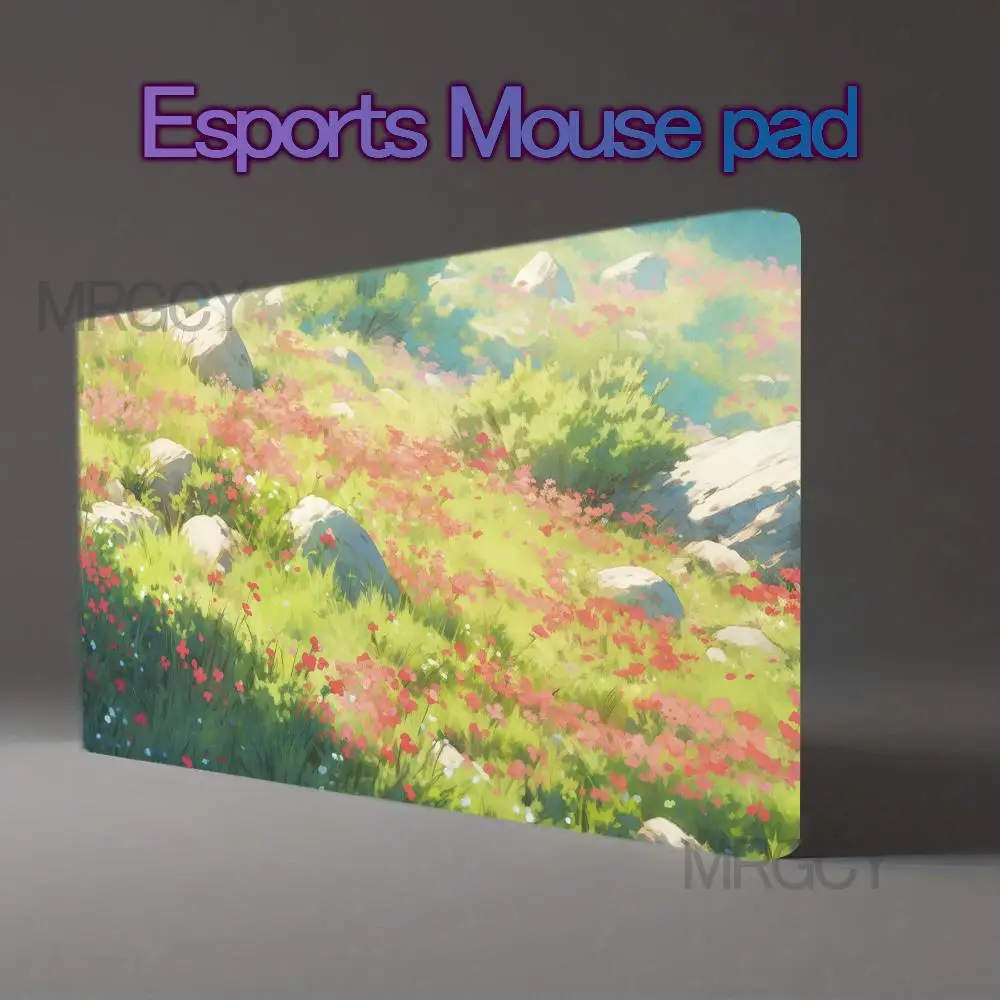 Monet Oil Painting Mouse Pad Large High-Grade Art Desk Mat Thickened Office Computer Keyboard Pads Gaming accessories