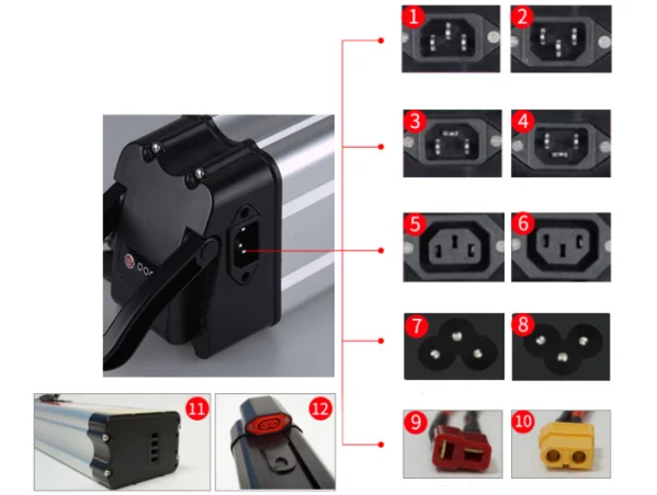 lithium battery pack 24v 48v 72v lithium 40ah for electric motorcycle use high iron phosphate battery lofty