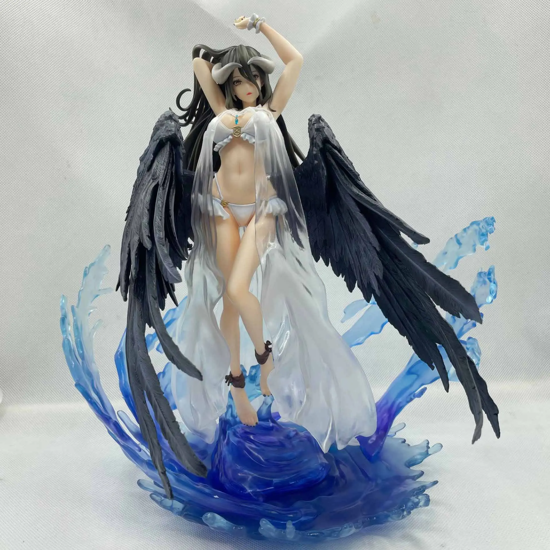 

New 32cm Albedo Overlord Anime Doll Model Girl Figures Swimwear T-shirt Action Figure Figurines Car Decoration Gifts Kids Toys