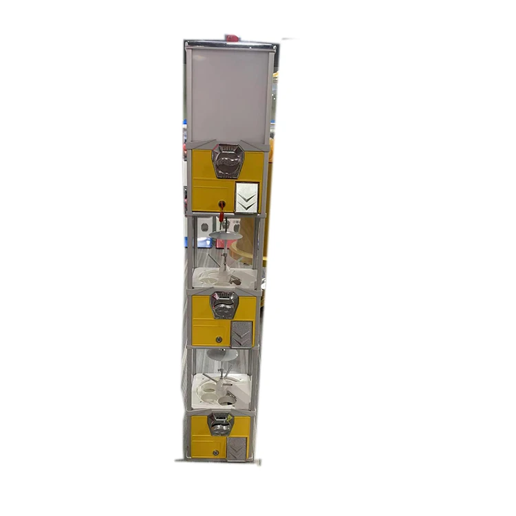 Three-in-one 60mm capsule vending machine for providing a variety of capsule types