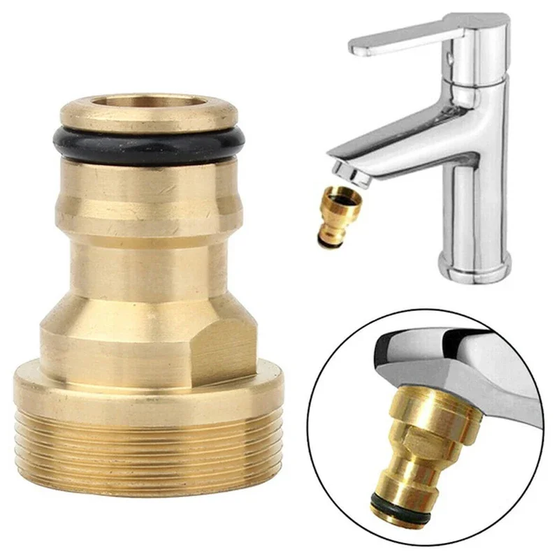 5/1Pcs Universal Kitchen Faucet Adapters Brass Tap Connector Mixer Hose Adaptor Garden Threaded Faucet Watering Garden Tools