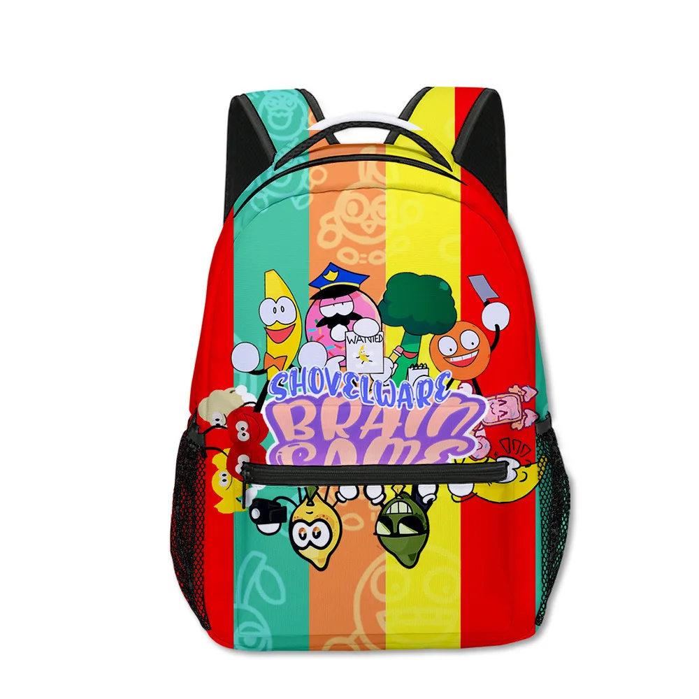 Classic Novelty shovelware Brain Game student Bookbag Notebook Backpacks 3D Print Oxford Waterproof Boys/Girls Travel Backpacks