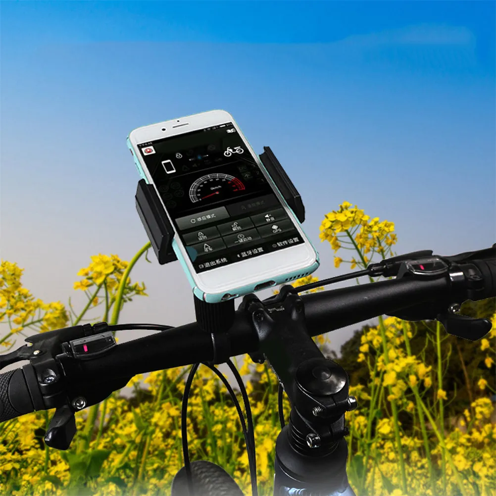 

Держатель для телефона на велосипед, черный, с вращением на 360 градусов, противоударный, для навигации, для мотоцикла, велосипеда, для использования на улице