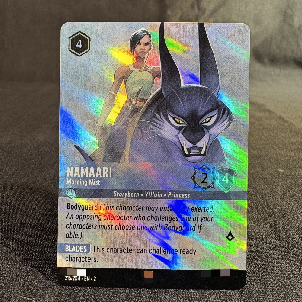 Lorcana Single Card Rise of the Floodborn Proxy Card MICKEY MOUSE CINDERELLA BELLE  URSULA English Version EN