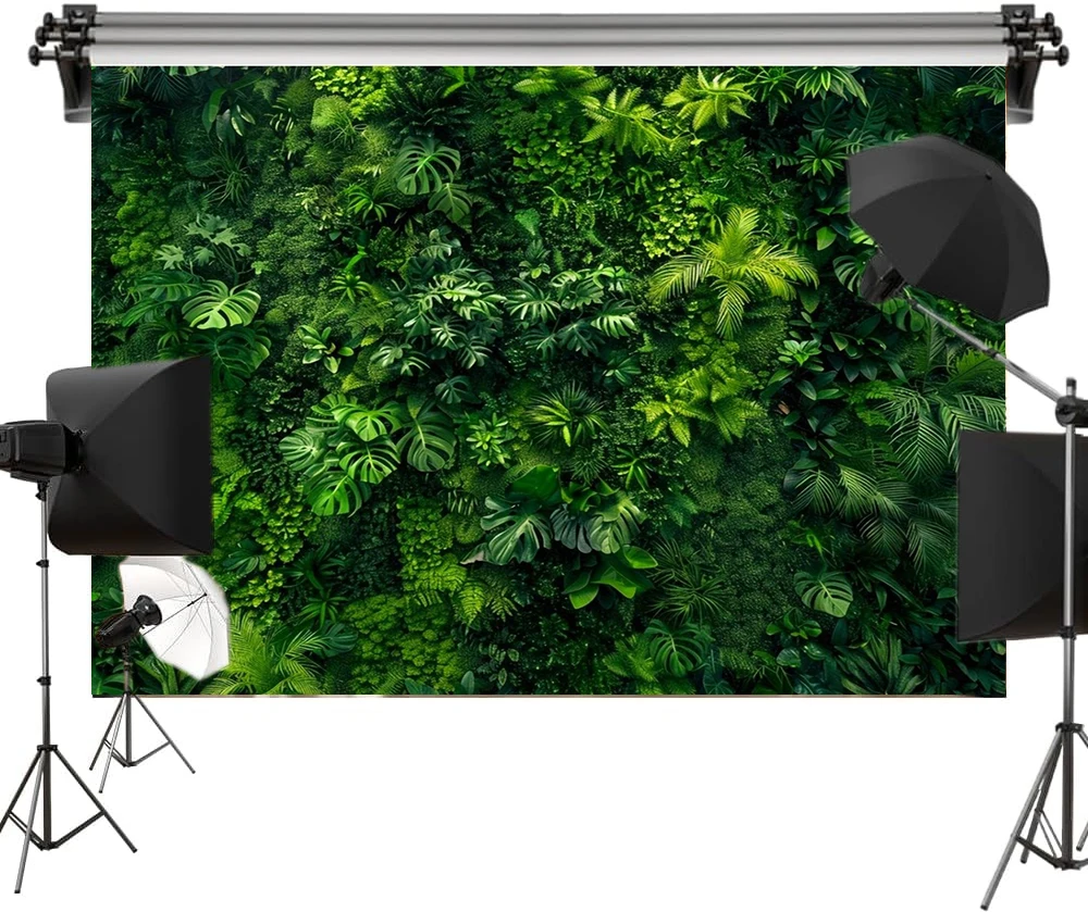 Johnson plant Tropical Palm Leaves Summer backdrops High quality computer print scenic Photography Studio Backgrounds