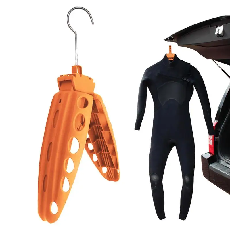 Wetsuit Hanger Foldable Drysuit Dive Boots Shoes Hanger Thickened Wetsuit Foldable Wetsuit Bracket Diving Fast Dry Folding