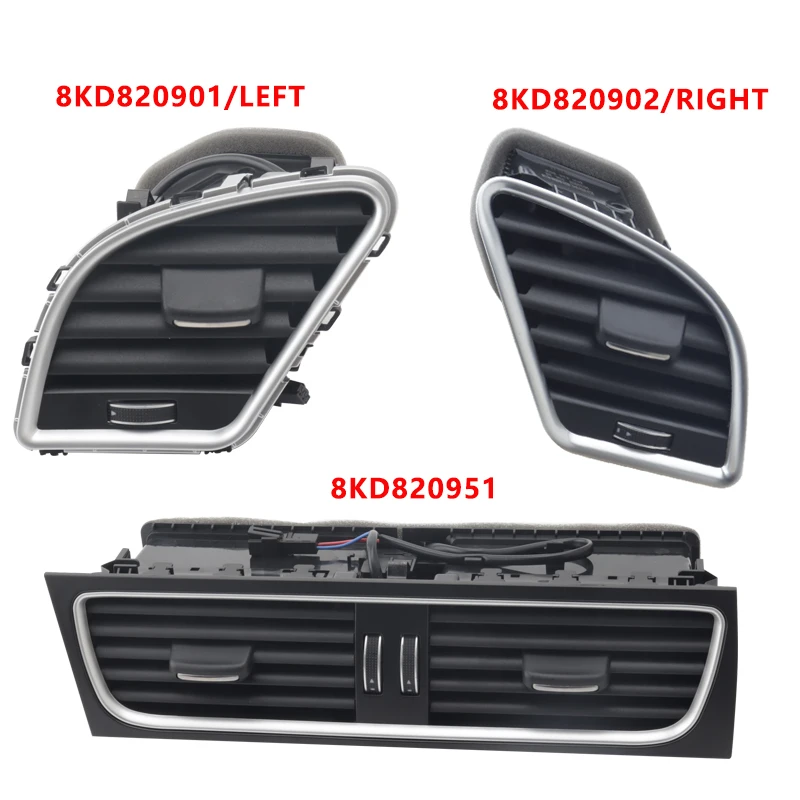 

Front Dashboard Air Conditioning Outlet Vent Air Conditioner Outlet 8KD820901 8KD820902 8KD820951 For Audi A4 B8 A5 2009-2016