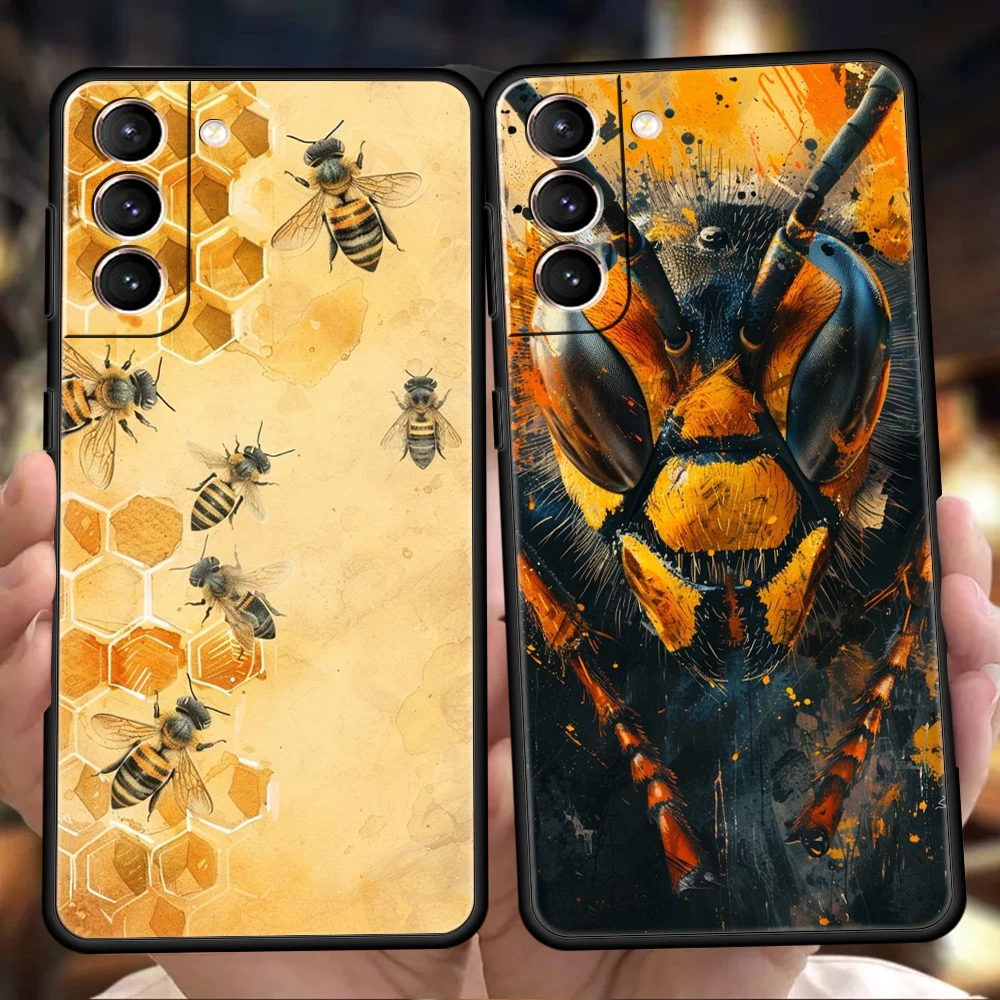 Bugs Bees Scientific Decomposition Phone Case for Samsung Galaxy S24 S23 S22 S20 S21 FE Ultra S10 S10E S9 S8 Plus Soft TPU Cover