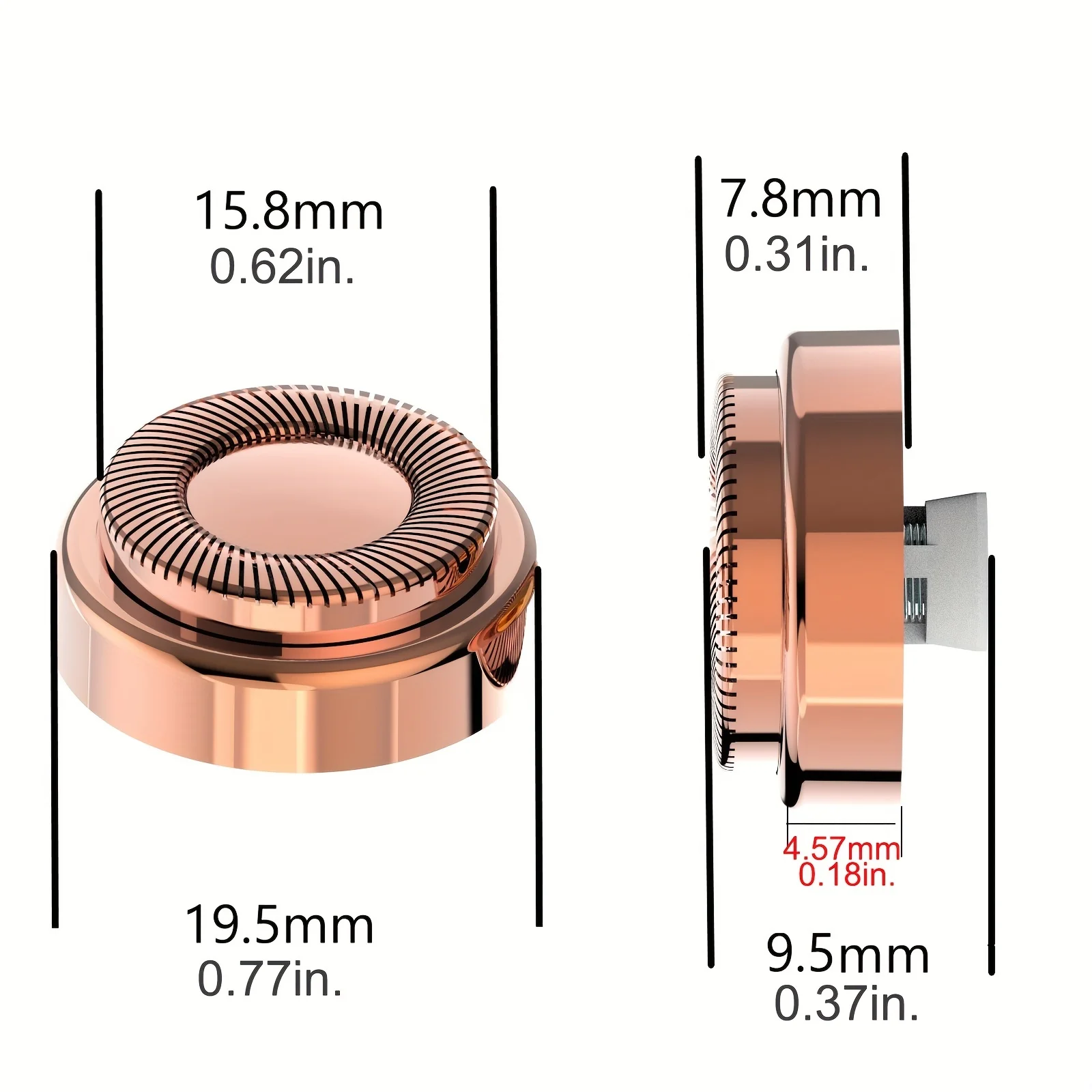 رؤوس بديلة لا تشوبه شائبة، رؤوس بديلة لإزالة شعر الوجه من الجيل 1 لإزالة شعر الوجه الخالية من العيوب