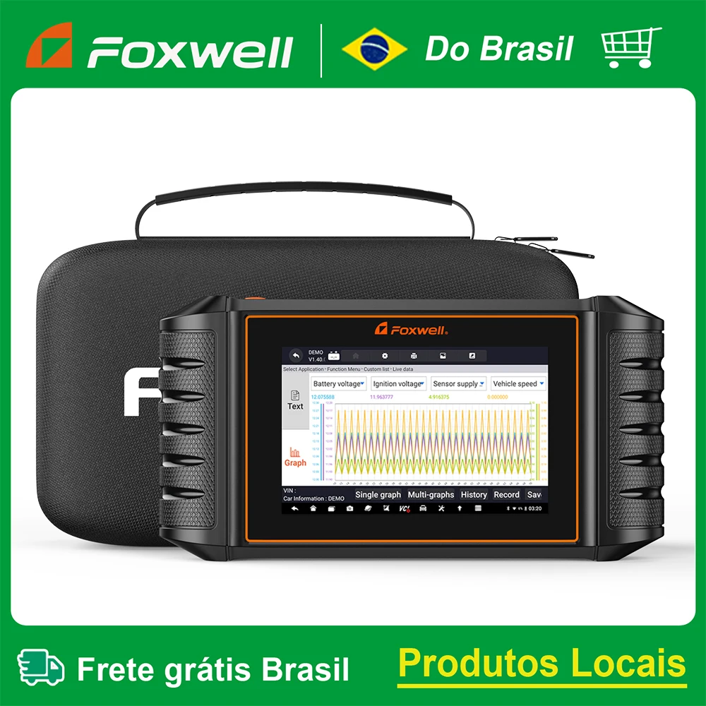 FOXWELL NT710 OBD2 Car Scanner Full System Code Reader Bidirectional Test A/F Adjust IMMO 30+ Reset Diagnostic Scan Tools