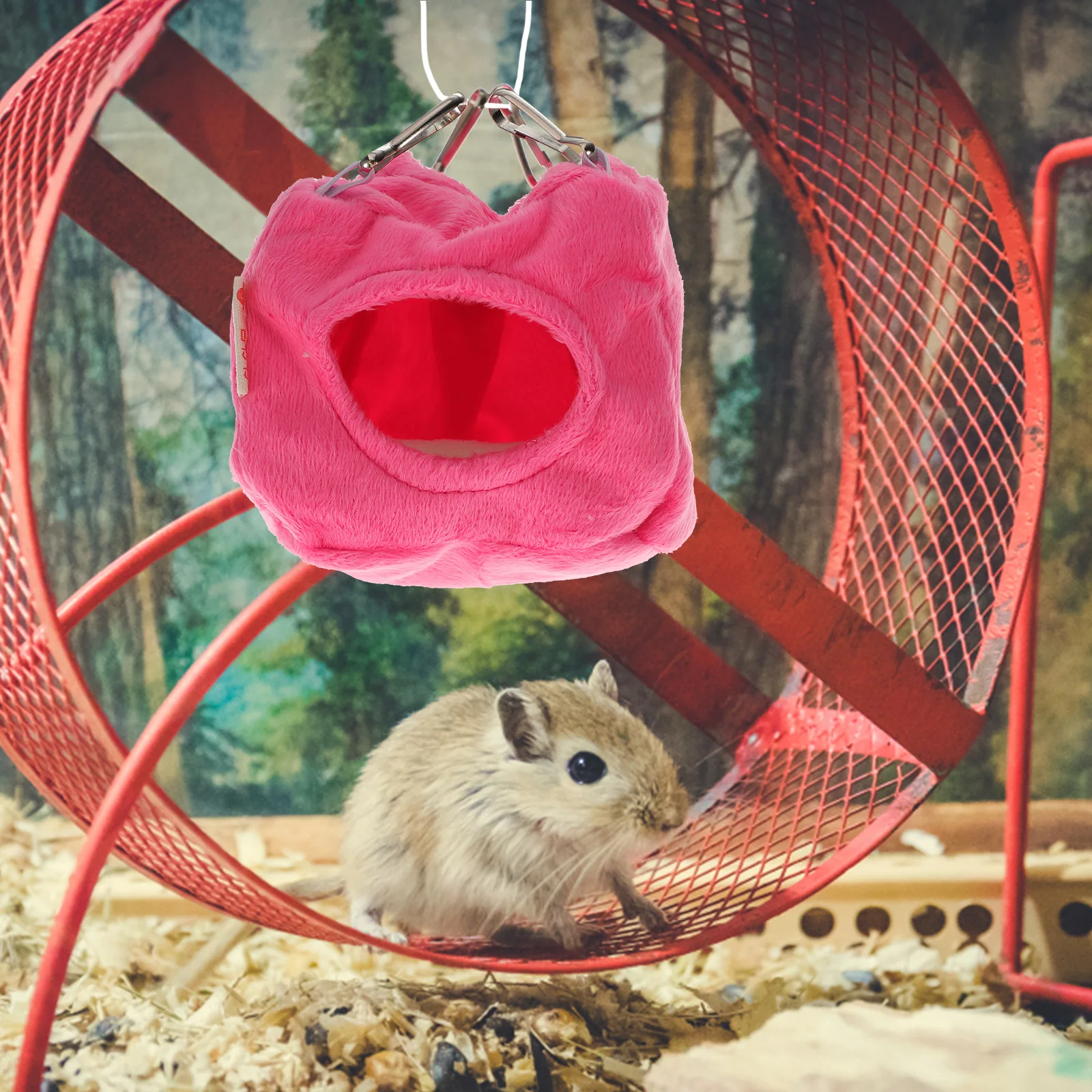 

Pet Bird Bed Hanging Hammock Thick Cotton Parrot Nest Small Animal Resting Warm Winter Bird Sleeping Bed