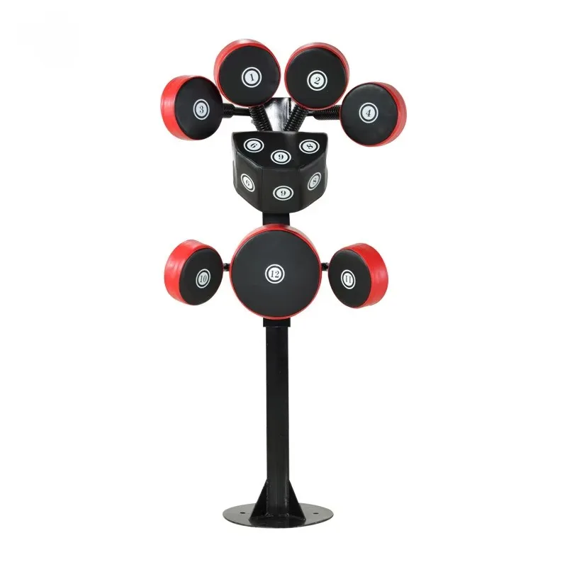 Adjus- Boxing Focus Target Rack for Kick Boxing Pad Gloves Storage Stand for Gym Training Studio