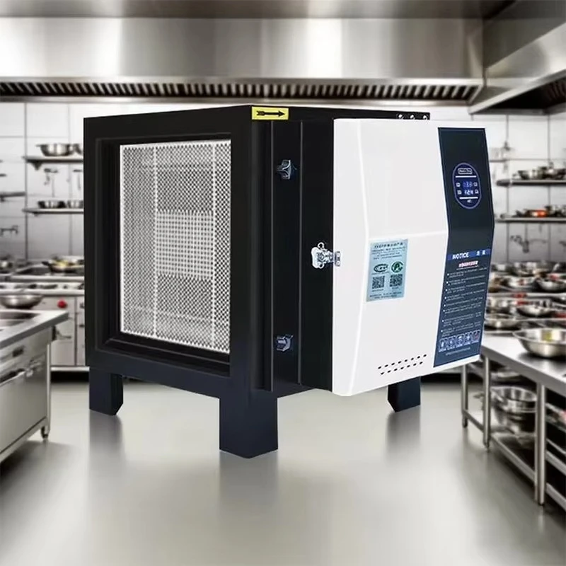 الغسيل للمدرسة كافترياس برغر محلات التخلص من الغاز معدات تنظيف الهواء OEM مخصص الكربون الصلب النفط الدخان تنقية الدخان #2