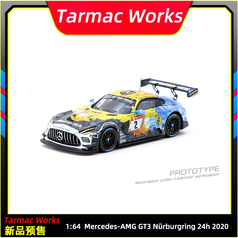 

TW 1:64 AMG GT3 имитационная статическая модель автомобиля из сплава, праздничная подарочная игрушка для мальчиков, коллекционное украшение для взрослых.