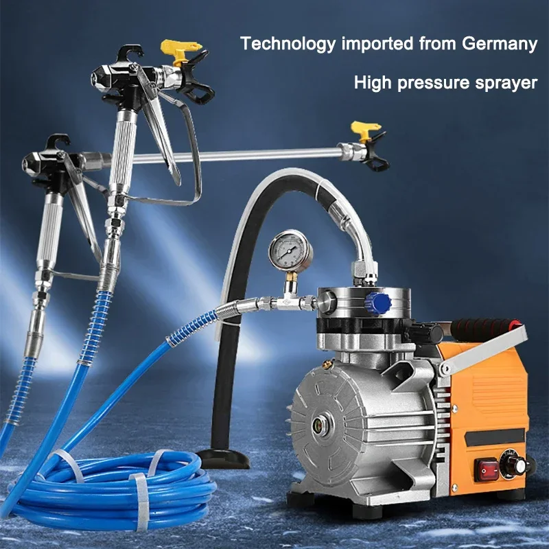 High Pressure Paint Sprayer Airless Paint Machine Paint Latex Spray Gun Brushless Portable Automatic Engineering Spray