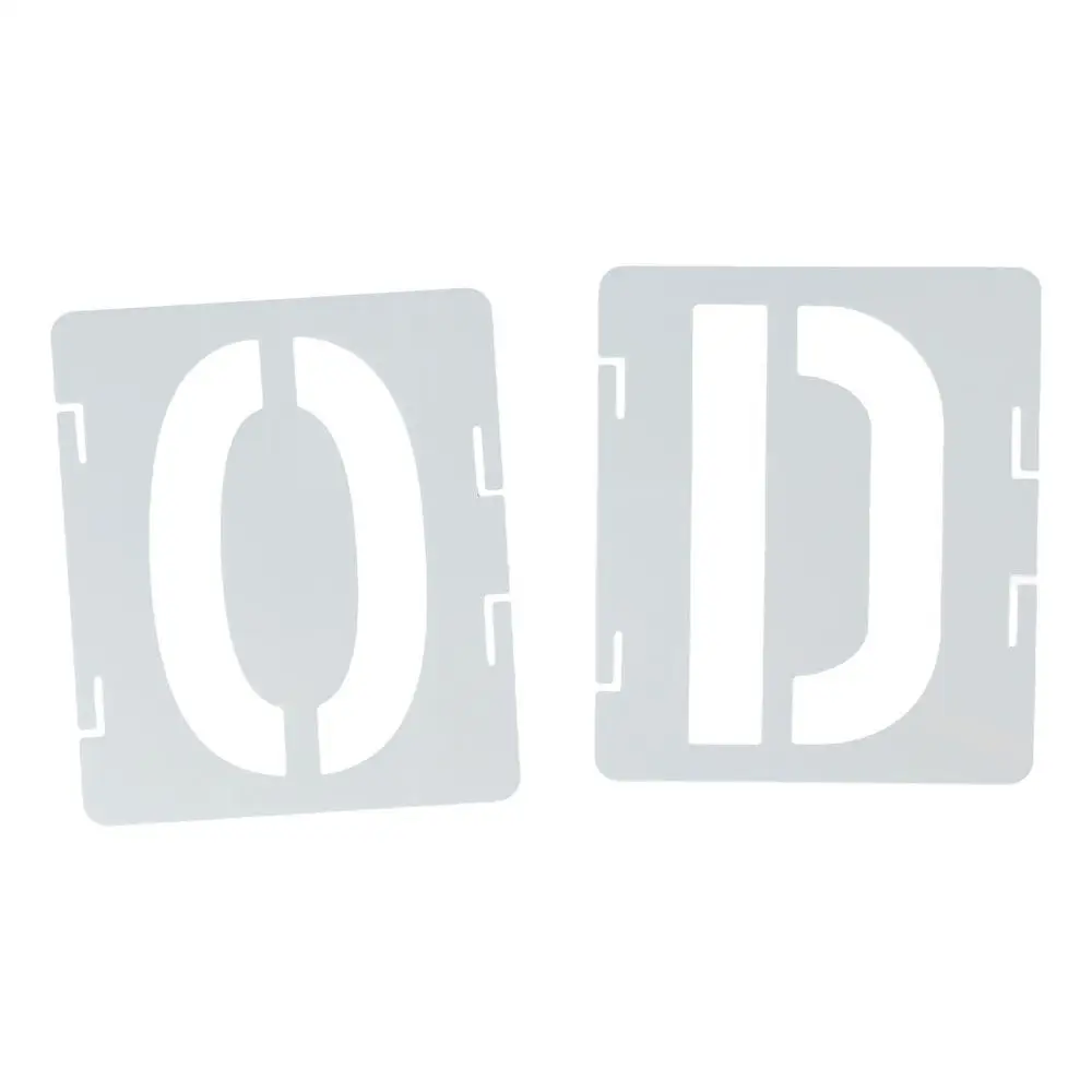 For Door 2/3/4/5inch Letter Stencils Numbers Large Stencils For Painting Alphabet Alphabet Drawing Templates DIY craft