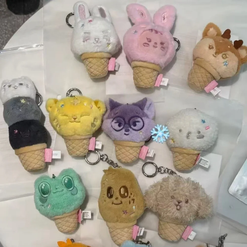 Chaveiro de Pelúcia Miniteen 7-9cm - Boneco de Pelúcia Flash do JUN (Kpop Star) - Pingente de Pelúcia para Coleção de Fãs - Presente