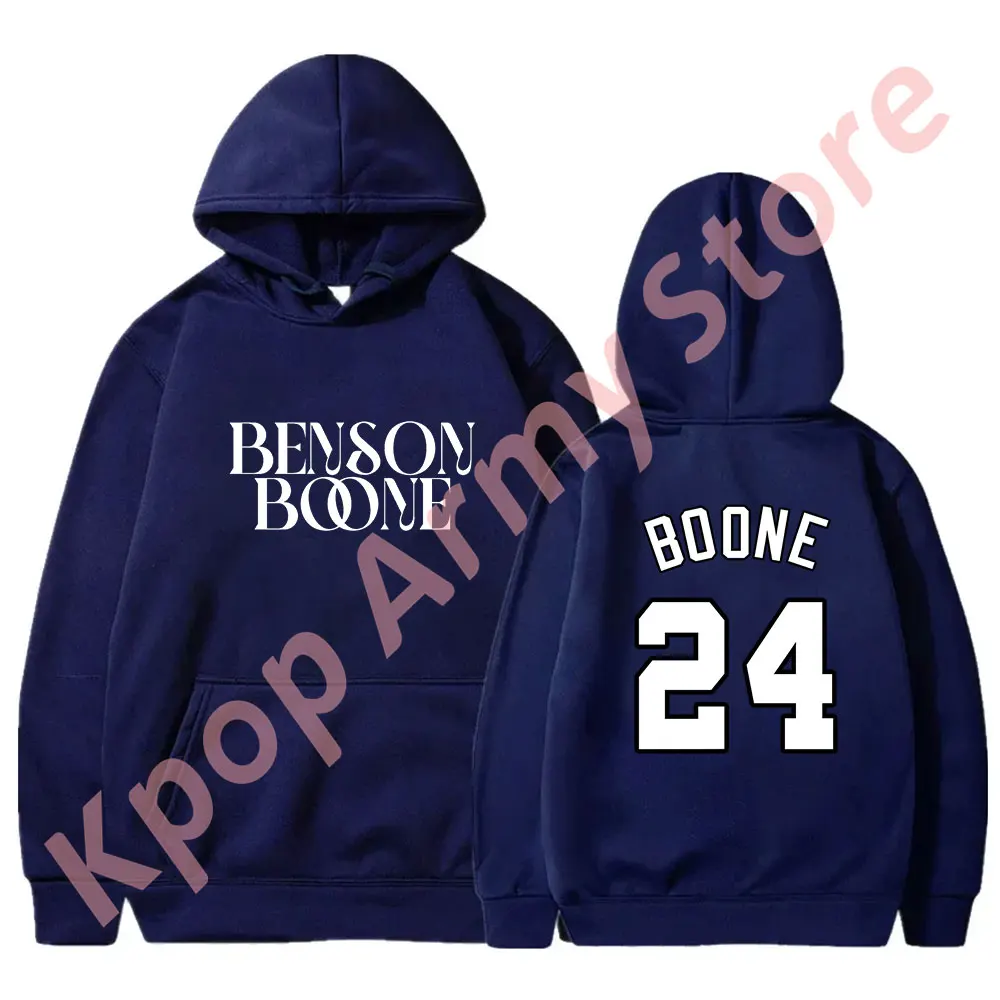 Benson Boone 24 Hoodies ดอกไม้ไฟและ Rollerblades ทัวร์โลโก้ Merch Hooded คอสเพลย์ผู้หญิงผู้ชายเสื้อแฟชั่น