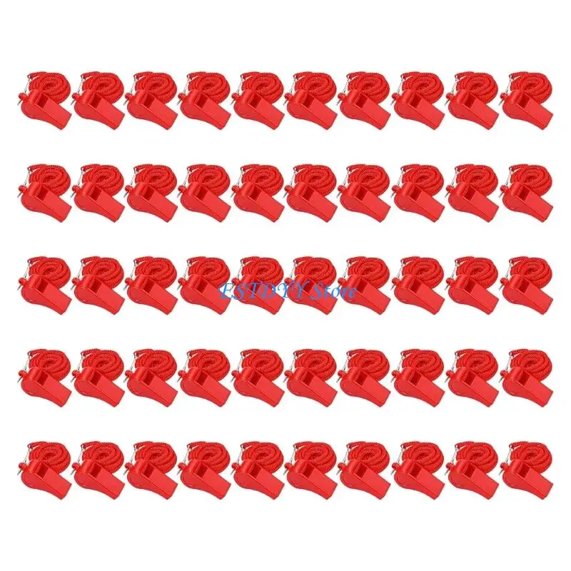 

G6DE 50Pcs Sports with Lanyard for Referees,Teachers,Officials, Polices