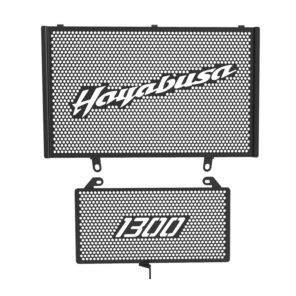 Motorcycle Accessories Radiator Grille Guard Cover Oil Cooler Guard Set For Suzuki GSX 1300R Hayabusa 1999-2023 2022 2021 2020