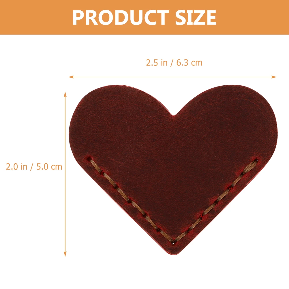 

2pcs Heart Shaped Bookmarks Vintage Page Corner Protectors For Students Stationery School Supplies Book Lovers Reading