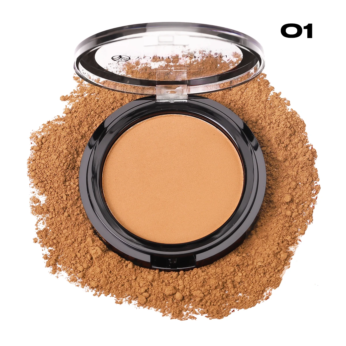 Poudre bronzante mate 6 couleurs pour femme, texture veloutée, poudre fixante naturelle