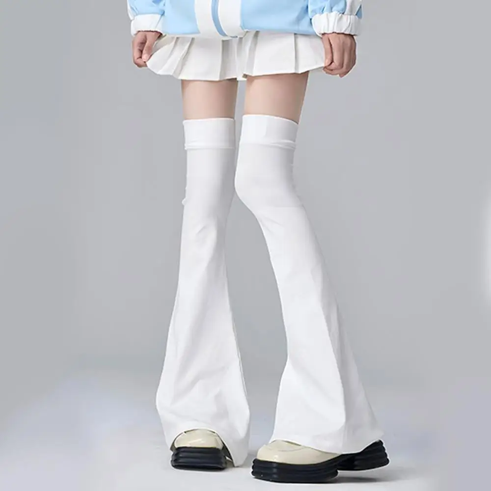 1 paio di calze per gambe calze al ginocchio calze per gambe in corno sopra il ginocchio Y2K stile giapponese elasticità dimagrante piccante accessorio sexy