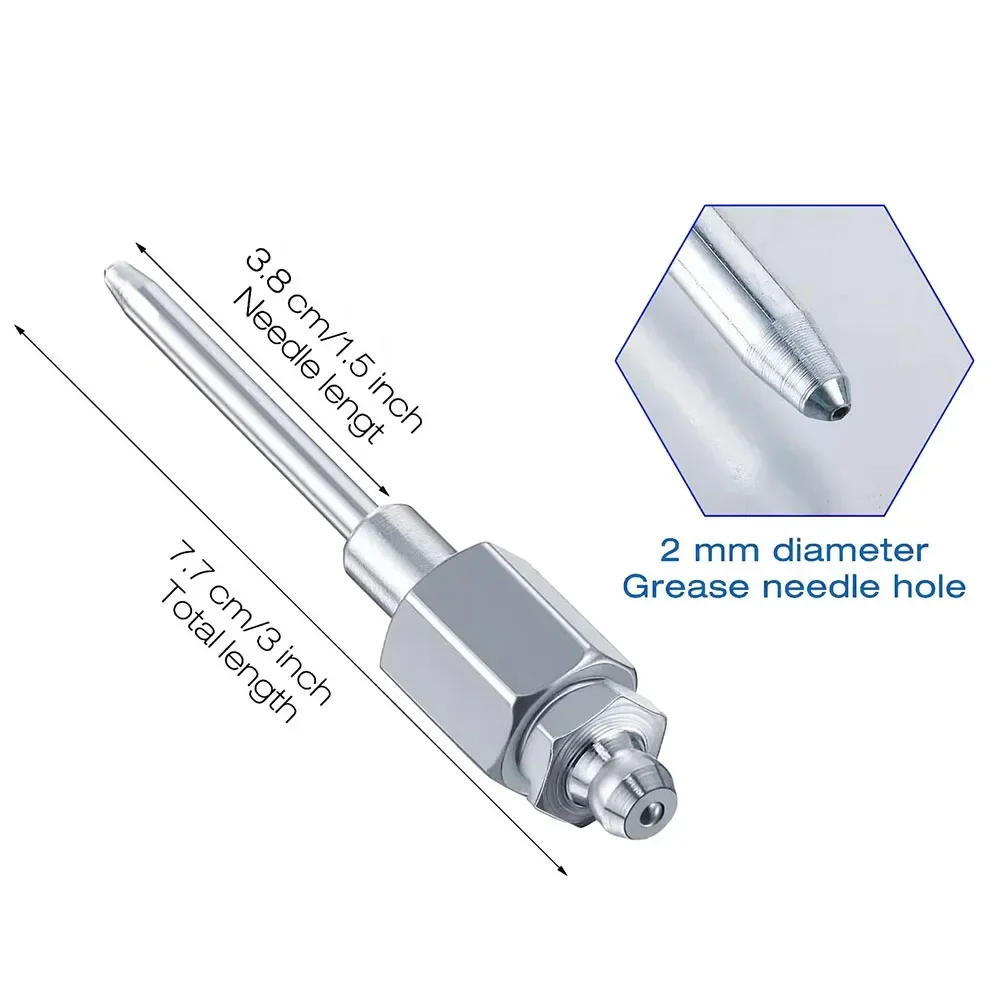 Imagem -06 - Bocal de Graxa Agulha Adaptador Bocal de Graxa Bocal de Agulha 1.2 mm Bocal de Agulha Lubrificador 1pc